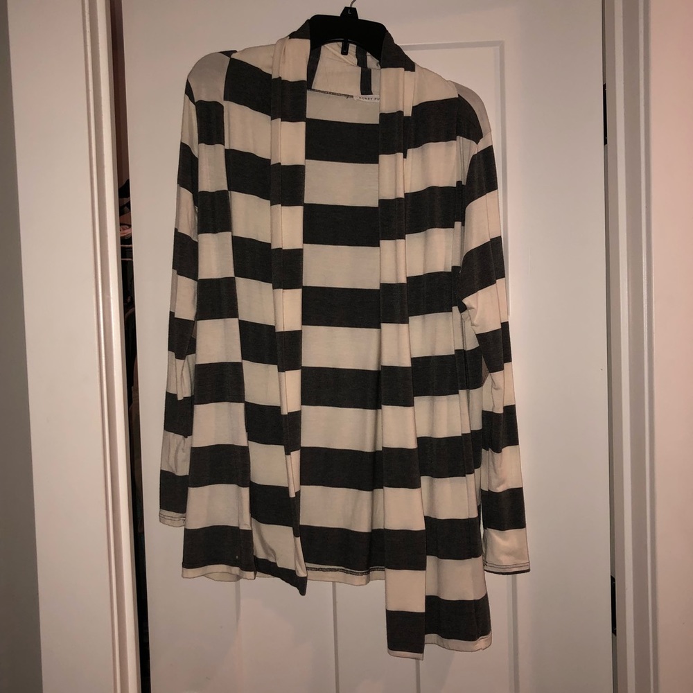 Striped cardigan
